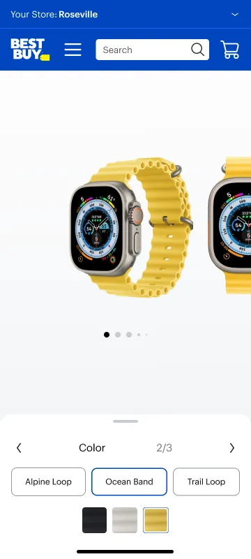 The Ocean band in yellow.